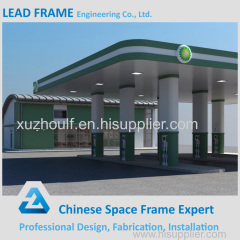 Modern Xuzhou Newest Prefabricated Space Frame Gas Filling Station