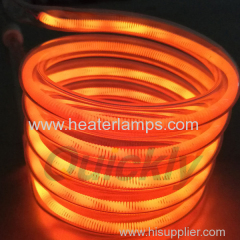 customized quartz glass heating lamps