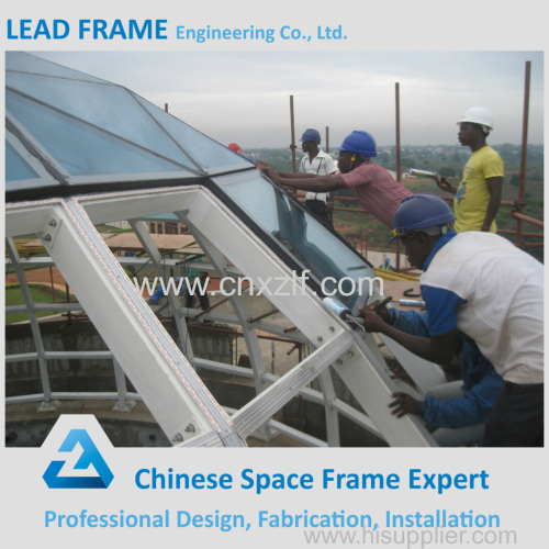 Australia Steel Structure Dome Glass Roof