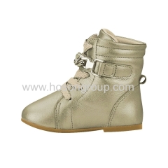 Children lace up casual boots