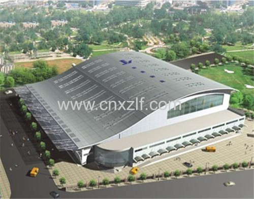 Steel space frame building basketball stadium for sports hall