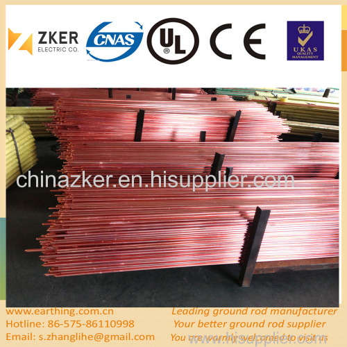 security device copper clad steel grounding rod