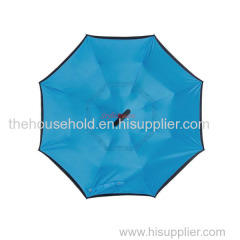 Low MOQ Mixed Printed upside down inside out umbrella inverted for cars