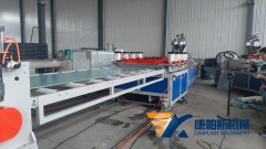 PVC wood plastic skinning foam board production line