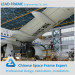 Arch space frame prefabricated hangar for airplane shed