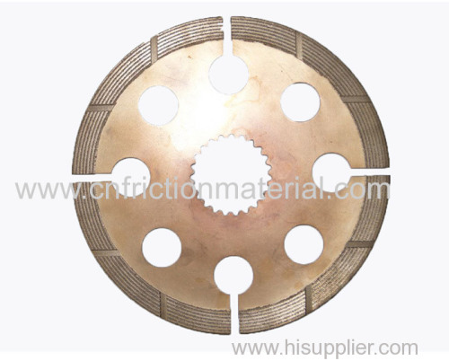 Sintered Bronze Brake Disc for J.C.B Construction Equipment