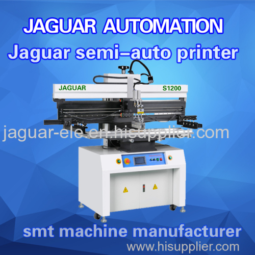 Semi Auto SMT Stencil Printer Solder Paste Printing Machine for PCB LED Assembly Line