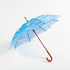 full printing wooden straight umbrella