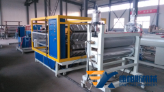 PVC glazed tile production line