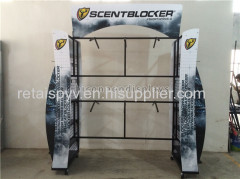 Clothing Store Fixtures Metal Hanging Garment Display Stand