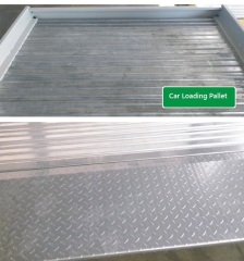 Custom car loading plate for parking system