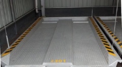 Custom car loading plate for parking system