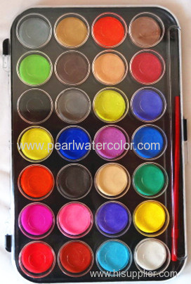 28 colors Watercolor Paint Cake Palette