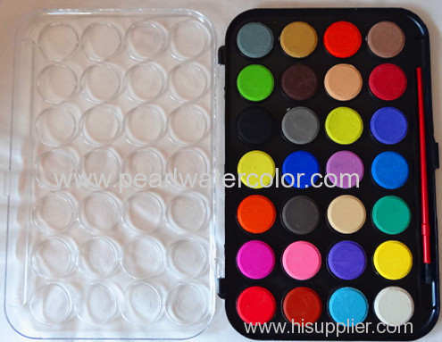 28 colors Watercolor Paint Cake Palette