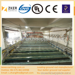 two ends uncoated copper clad steel rod