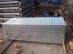 Zinc plated wave plate for parking system