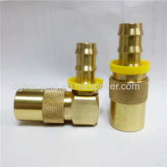 DME style 90 degree elbow push lok hose fittings quick couplings