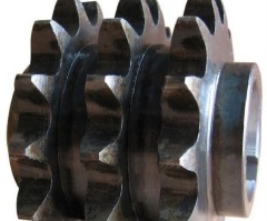 Heat treated sprocket for parking