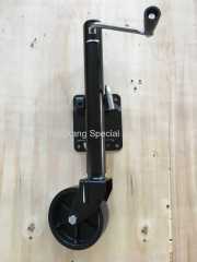 Side Wind Swivel Plate Boat Trailer Jack Stand with Rubber Wheel