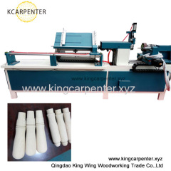 Auto feeding wooden pan handle making machine CNC-T with drilling sanding function