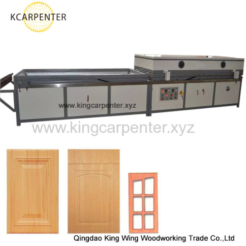 Vacuum forming machine for thick plastic or pvc film