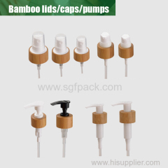Pump sprayer bamboo lids overview
