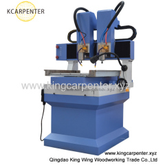 double heads mini cnc router machines for stone marble with CE