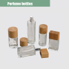 Glass perfume bottle overview