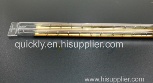 Quartz heater gold reflector infrared emitter