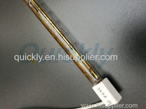 Halogen heater single tube IR emitter