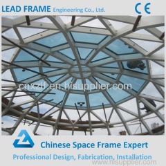 Prefab Light Steel Framing Glass Dome Roof