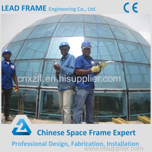 Low Cost Glass Roof Construction for Sale