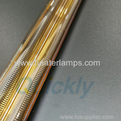 gold medium wave quartz heater lamps