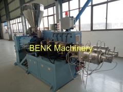 Conical double screw extruder for PVC Glazed roof tile extrusion line