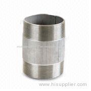 STAINLESS STEEL 304L BARREL NIPPLE SCH STD NPT ENDS SIZE 1/2"X4"