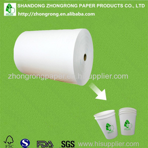 matt/glossy PE coated paper cup raw material