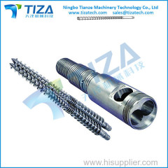 Screw & Barrel for Recycle Pelletizing Machines