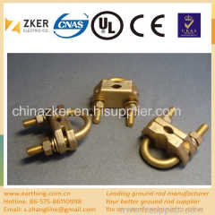 brass U tape line clamp