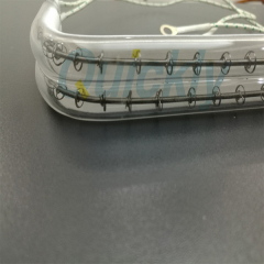 short wave infrared emitter for solar cell printing oven