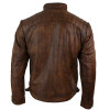 LEATHER MEN FASHION JACKET