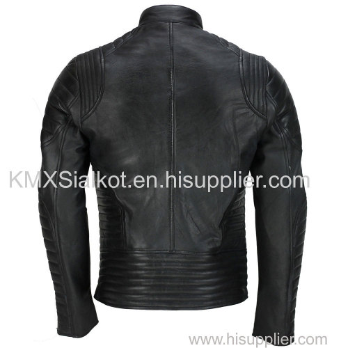 LEATHER MEN FASHION JACKET