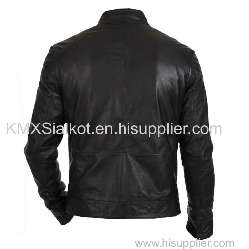 LEATHER MEN FASHION JACKET