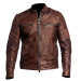 LEATHER MEN FASHION JACKET