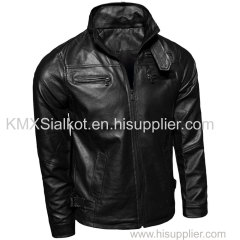 LEATHER MEN FASHION JACKET