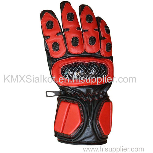 MOTOR BIKE LEATHER GLOVES