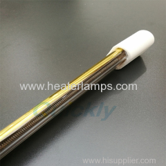 medium wave infrared heater lamps for glass bending