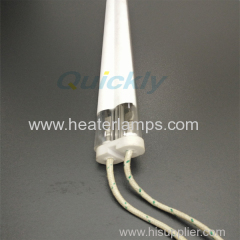 NIR heating lamps for finishing machine