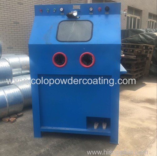 surface treatment dustless water sand blasting machine