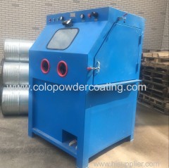 surface treatment dustless water sand blasting machine