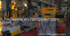 3 in 1 coil decoiler straightener with nc feeder for thin plate processing
